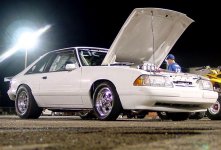 White stang at nite.jpg